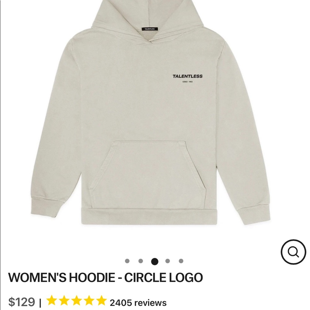 Talentless circle logo hoodie never worn before